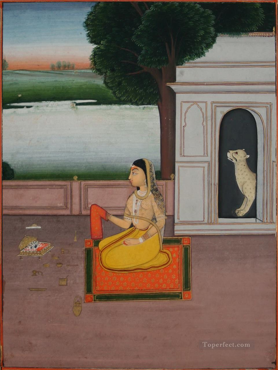 Folio from a ragamala Indian Oil Paintings